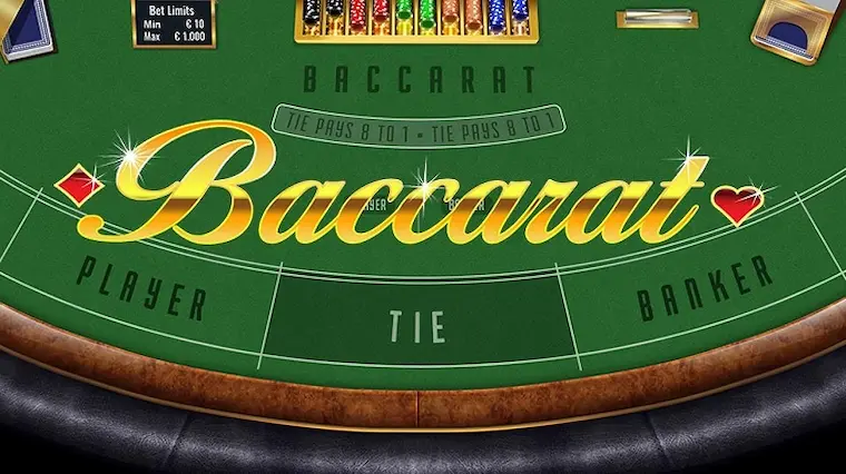 Baccarat card game