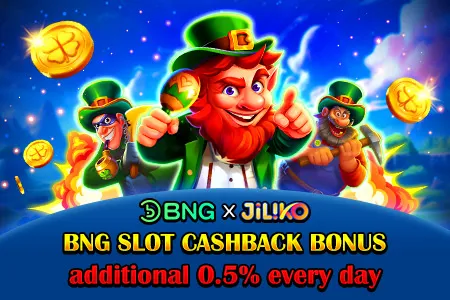 BNG SLOT CASHBACK BONUS additional 0.5% every day